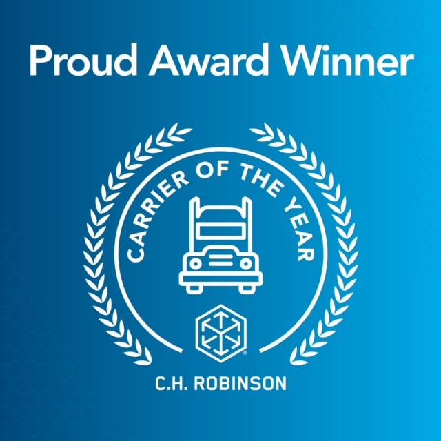 Proud Award Winner - Carrier of the Year | C.H. Robinson